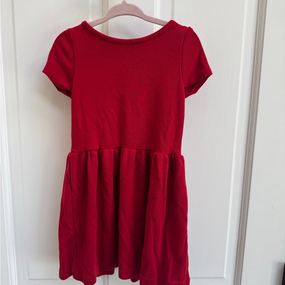 Polo by Ralph Lauren 3T Girls Red Fit and Flare Scoop Neck Short Sleeve Dress - Picture 5 of 5